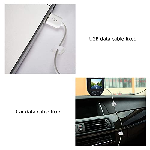 Febsnow 80 Pcs Light Strip Mounting Clips White Self Adhesive Led Light Fasteners Mounting Holder Cable Clamp Organizer For 10Mm Light Strip (10 Mm) #TOP5