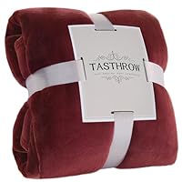 TASTHROW Grigio Coperta Pile Blanket 130 x 150 cm, Coperta Plaid Divano Super Morbida per Letto, Divano per Copriletto Accogliente e Spessa per Tutte le Stagioni