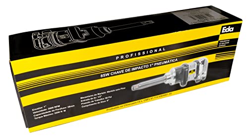EDA Chave De Impacto Pneumática 1' 3.900 Rpm Pescoço Longo Eda