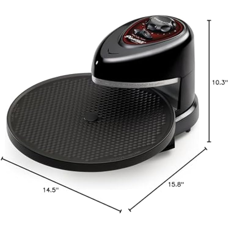Presto 03430 Pizzazz Plus Rotating Oven, Black