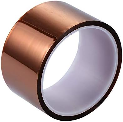 Kapton Polyimide High Temp Tape with Silicone Adhesive 2" (50mm) x 36yds(1 Roll)