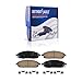 Detroit Axle - Brake Kit for 2005-2010 Jeep Grand Cherokee Commander Disc Brake Rotors 2006 2007 2008 2009 Ceramic Brakes Pads Front & Rear Replacement