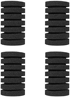 UPETTOOLS Aquarium Biochemical Sponge Filter Ultra Quiet Aquarium Air Pump Bio Sponge Fish Tank Foam Filter Comes with 4/2 Sponges 4/2of Bio Ceramic Media Balls