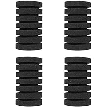 UPETTOOLS Aquarium Biochemical Sponge Filter Ultra Quiet Aquarium Air Pump Bio Sponge Fish Tank Foam Filter with 4/2 Sponges 4/2of Bio Ceramic Media Balls