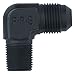 Fragola 482262-BL Black Size (-6) x 1/8" MPT 90? Adapter Fitting