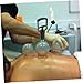 SHERCHPRY Manual Cupping Pump Ergonomic Handle Mucus Suction Pump for Therapy Vacuum Cupping Kit