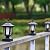 Dynaming Solar Flame Post Lights Outdoor, Solar Powered Lamps Fence Post Cap Lights, Flickering Flame LED Lantern Decorative Waterproof for Garden Deck Patio, Fit 4x4, 5x5 or 6x6 Wooden Posts, 4 Pack
