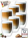 LAPRESO® Latte Macchiato Gläser doppelwandig 600ml