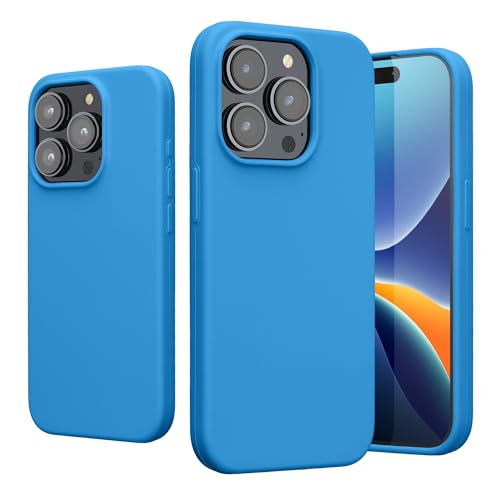 kwmobile Case Compatible with iPhone 15 Pro Case - Slim Soft TPU Silicone Cover - Sea Breeze by kwmobile - Image 8