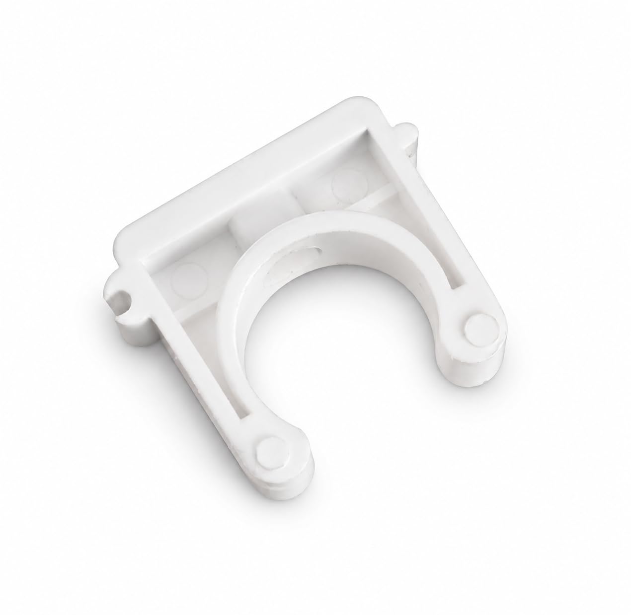 Generic PVC U Shaped Pipe Fitting Clamp 1 Inch White | Heavy Duty Pipe Holder Clip for PVC Water Pipes | Wall Mount Pipe Support Clamp | Durable Plastic Construction | Pack of 6-image-16