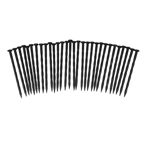 Kit de Bordas de Paisagismo, Sem Cavar Bordas de Plástico para Bordas de Paisagismo Com Topo Reto pa