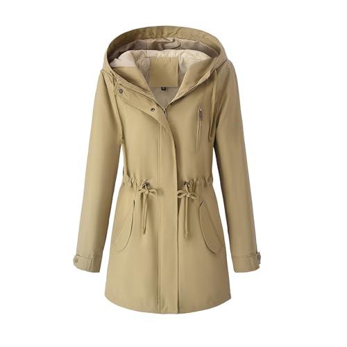 Parka à capuche pour femme veste d'hiver longue et chaude WWricotta pour affronter le froid
