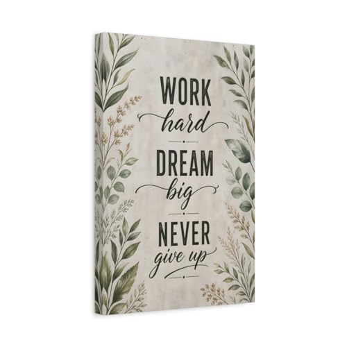 Toile motivation bureau tableau decoration murale zen