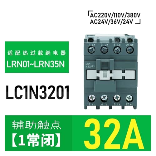 Contacteur CA 6A LC1N0610M5N pour circuit électrique de commande industrielle 220V