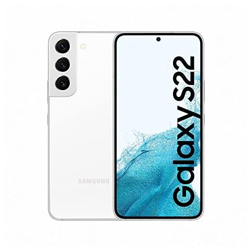 Samsung Galaxy S22, Téléphone mobile 5G 256Go Blanc, sans carte SIM, smartphone Android, S Pen, Version FR