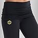 Zaggora New Hotpants Slimming Neoprene Weight Loss Fold Over Capri, Women's, Black