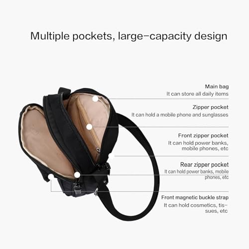 Women's Casual Crossbody Bag for Phone, Cards & Keys, Lightweight Hands-Free Purse for Walking, Sports, Daily Use4