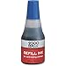 2000Plus Refill Ink for Self-Inking Stamps, 25cc (0.9 oz) Squeeze Bottle, Blue - COS032961