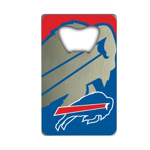 FANMATS 62545 Buffalo Bills Credit Card Style Bottle Opener - 2” x 3.25