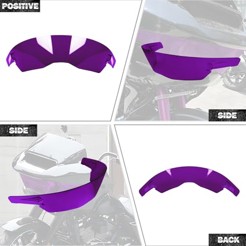 HDBUBALUS Headlight Lens Cover Headlamp Protection Cover Fit for Harley Touring CVO Road Glide FLTRXSE 2023-2025 and Road Glide ST 2024-2029 Purple by HDBUBALUS - Used condition - Image 7