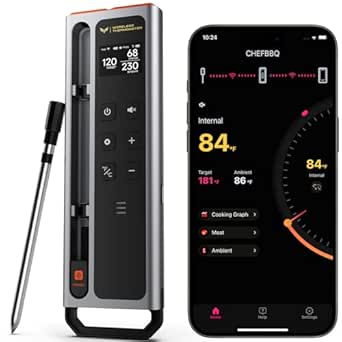Amazon.com: Meat Thermometer Digital Wireless, 800FT Long Range ...