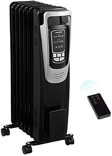 PELONIS Electric 1500W Oil Filled Radiator Heater with Safety Protection, LED Display, 3