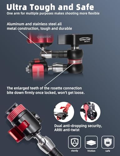 Image of IFOOTAGE 7 inch Spider Crab Magic Arm MA3-4 Quick Release Mount