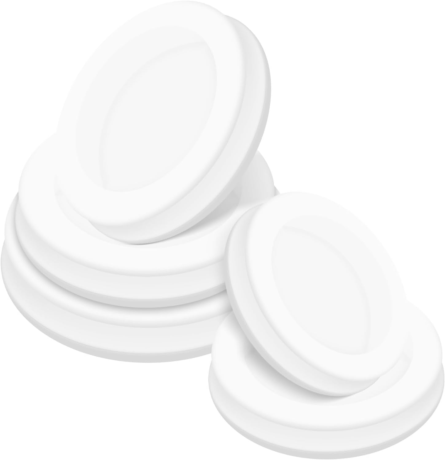 Garneck 5pcs Saving Box Plugs: Round Piggy Bank Hole Plugs Silicone Piggy Bank Stoppers Cover for Money Saving Box Sealing Replacement