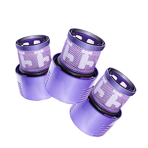 Filtre pour Dyson V10 SV12 Total Clean : lot de 3 filtres de rechange pour aspirateur sans fil