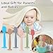 babove Baby Diaper Cream Spatula Applicator 3 Pack Butt Paste Spatula Soft Silicone,Diaper Rash Cream Applicator, Baby Essentials Must Haves Newborn Stuff (Red Green Grey)