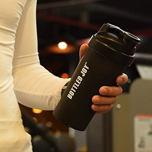 Protein Shaker Bottle 800ml Shaker Cup with Mixer Ball BPA Free Plastic Leakproof Sports Water Bottle for Fitness Sports and Travel Non-Slip Mix Drinking Bottle 34oz / 800ml