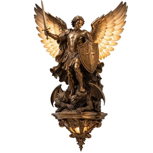 Archangel Michael Wall Lamp