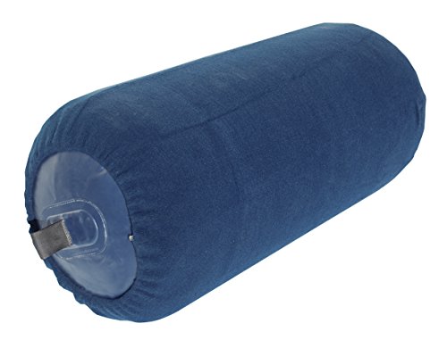 TAYLOR MADE PRODUCTS Super Duty Inflatable Yacht Fender Cover, Navy (18" x 42" Fenders) - image 1
