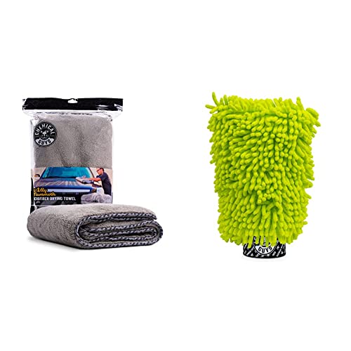 Chemical Guys MIC1995 Gray Woolly Mammoth Microfiber Dryer Towel (36