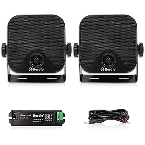 Herdio Haut-parleurs Bluetooth étanches Cover