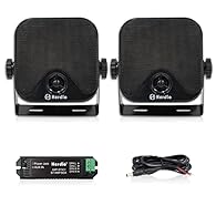 Excellent waterproof performance: Design for High Power, Rust Proof Speaker Grills and Heavy Duty Engineered Plastic Cabinet ensure the speakers withstands severe outdoor environments.Wherever you are in the bathroom,, swimming pool,SPA,finishing boa...