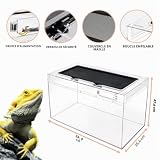 Reptile Growth terrarium PC 50 x 25 x 27 cm à couvercle grillagé photo 3