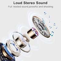 Adjustable Cell Phone Stand with Wireless Induction Bluetooth Speaker, HD Surround Sound & RGB Rhythm Lights, Foldable Portable Stand for Desk, Kitchen Counter, Home Office, Gift for Men Women Dad Mom — image 3
