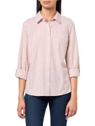 Image of Nautica Women's Button Front Long Sleeve Roll Tab Shirt