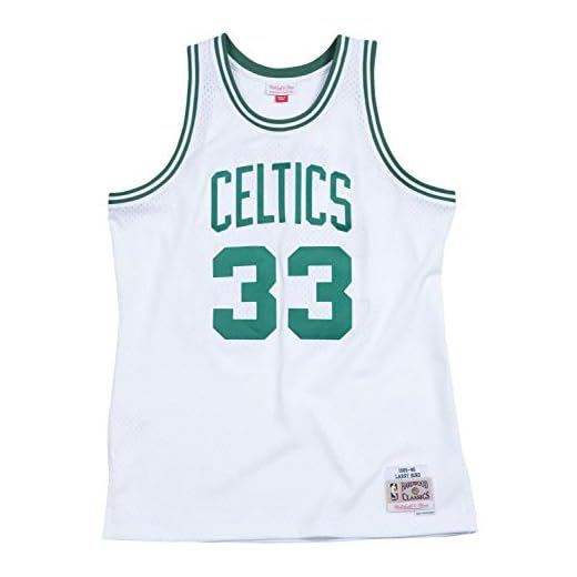 Boston Celtics Larry Bird White Mitchell & Ness Swingman Jersey (Medium)