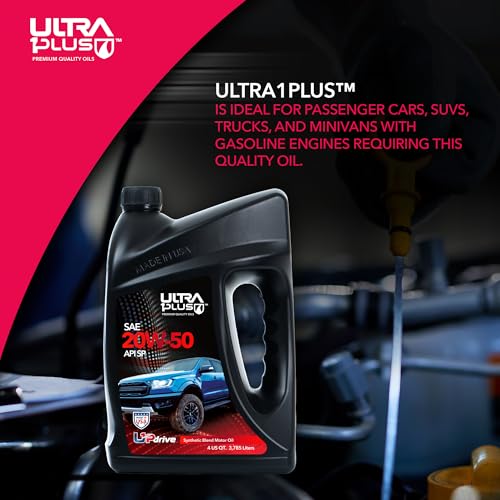 Aceite para motor mezcla sintética ULTRA 1PLUS 20W-50 miniatura 6