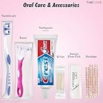 Trektote Toiletry Kit For Women, Featuring Top Brand Toiletries for Whole Body, TSA Compliant Travel Essentials with Shampoo, Conditioner, Lotion, Toiletry Bag & More, 15 Piece Set - Image 4