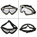 irsoft Mask, Lower Steel Mesh Mask Protective Half Face Mask UV Protection Glasses Comfortable and Cool Mask Goggles Set for Adult Men Women Children4