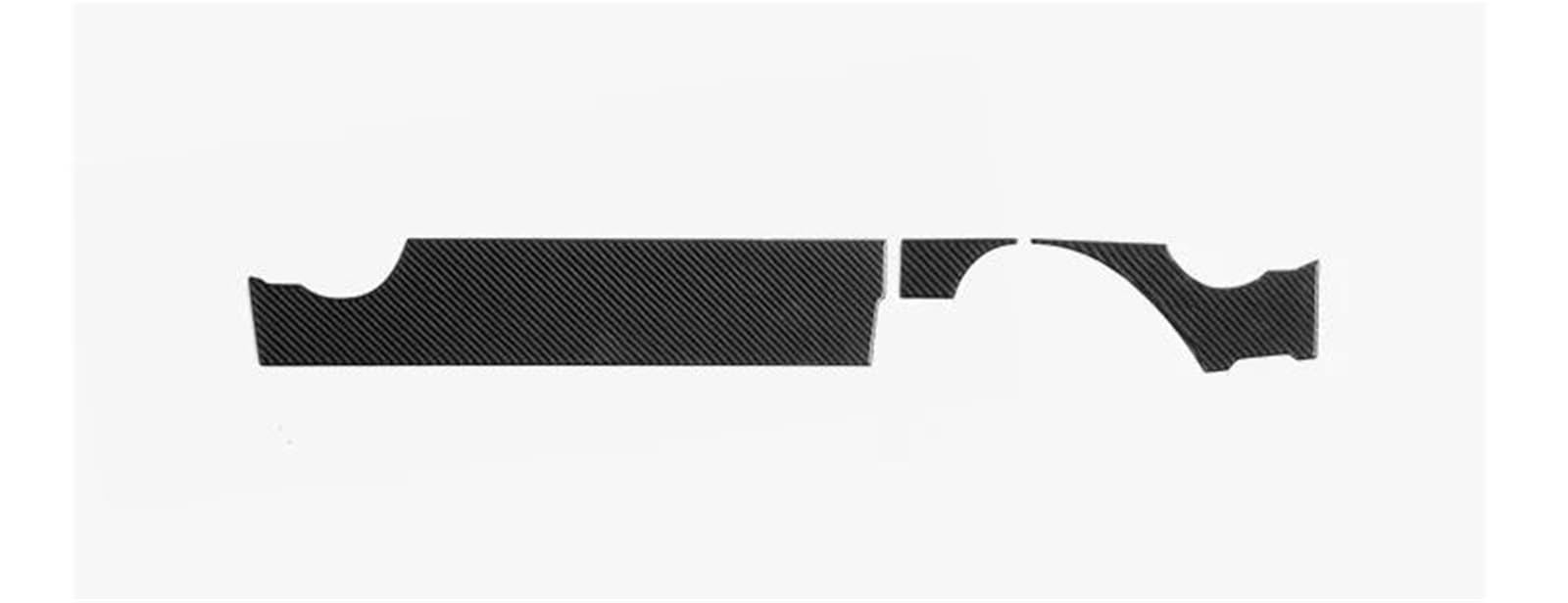 Carbon Fiber for Subaru for BRZ 2021- Dashboard Panel Trim Strip Instrument Sticker Tuning Interior Decal Trim(Carbon Black RHD)