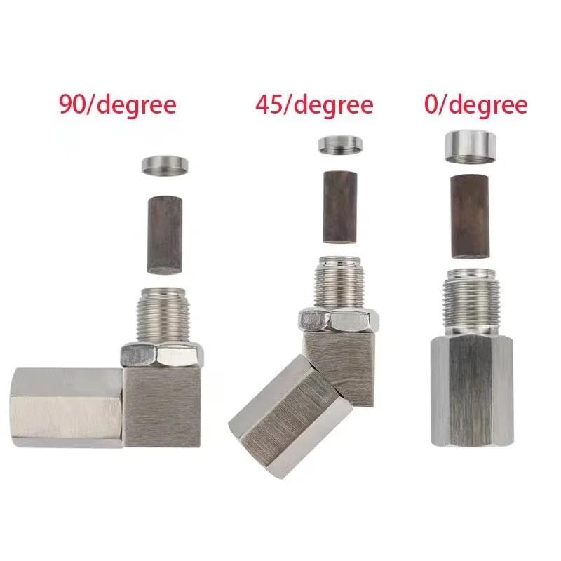 Capteur D'Oxygène Et Rallonge M18 - Convertisseur Catalytique 0/45/90° Pour Échappement Véhicule