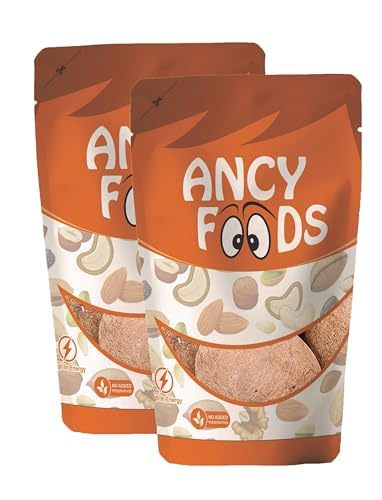 Image of Ancy Gola (Dry Coconut) 500 Grams (250 Grams X 2) - Gola For Pooja, Prasad & Bhog | Best for Indian traditional Sweets Like Laddo, Halwa, Kheer, Barfi & More | Best Choice Of Every Indian Mother