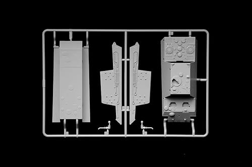 Miniatura 9 de Italeri WWII German Heavy Destroyer Tank Sd.Kfz.186 Yakt Tiger Modelo de plástico, escala 1 56