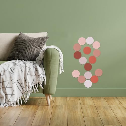 Vinilos decorativos adhesivos puntos 6 piezas para pared miniatura 5