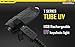 Nitecore T Series Tube UV USB Rechargeable UltraViolet Blacklight Keychain Light plus LED Keychain Flashlight