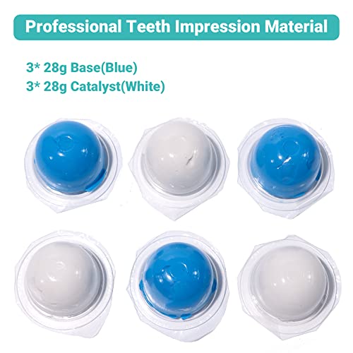 Image of Teeth Impression Putty Silicone Material Tray Teeth Molding Kit for Impression Kit Medium